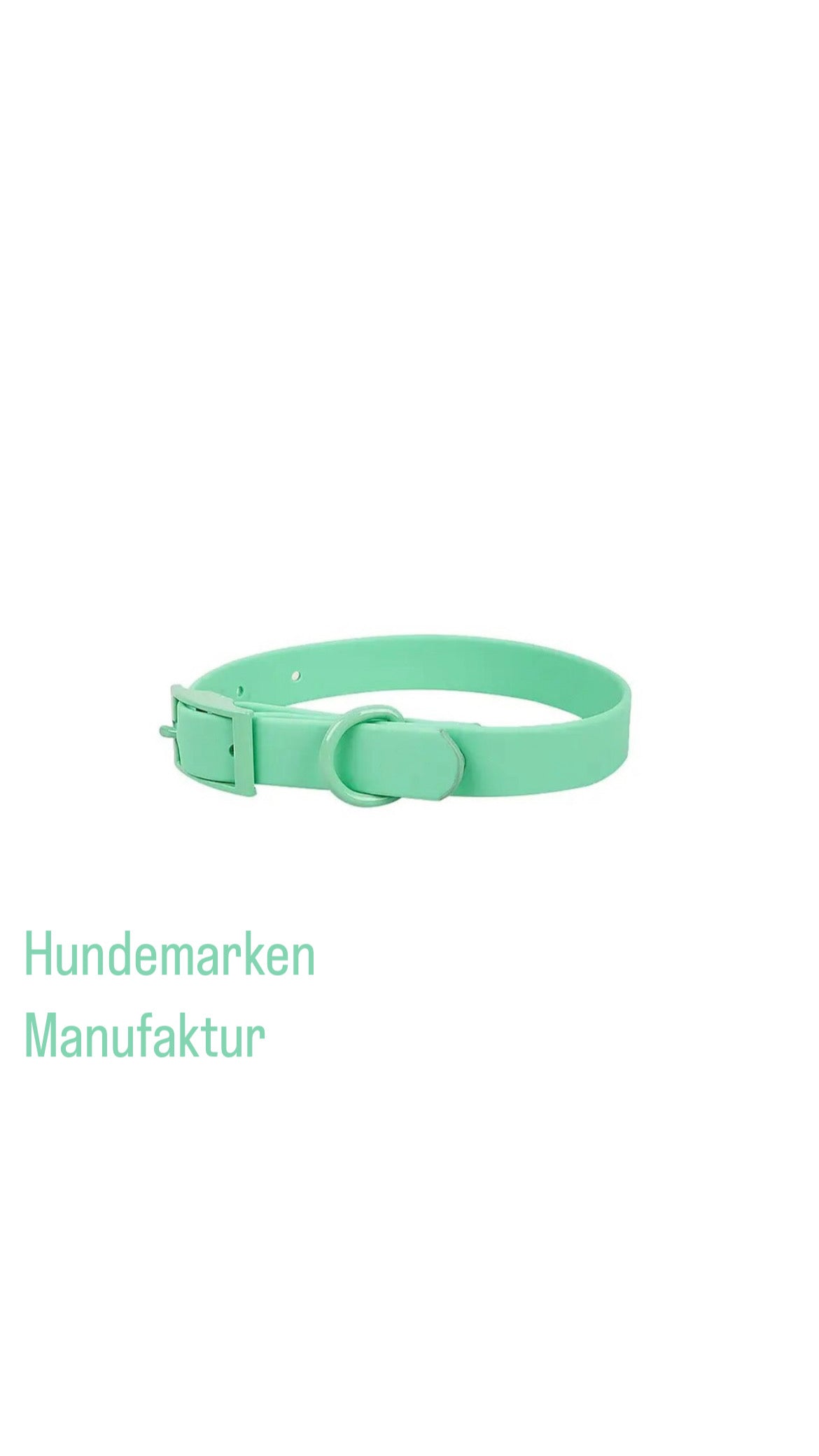 Pastell Halsbänder und Leinen mit Wunschgravur