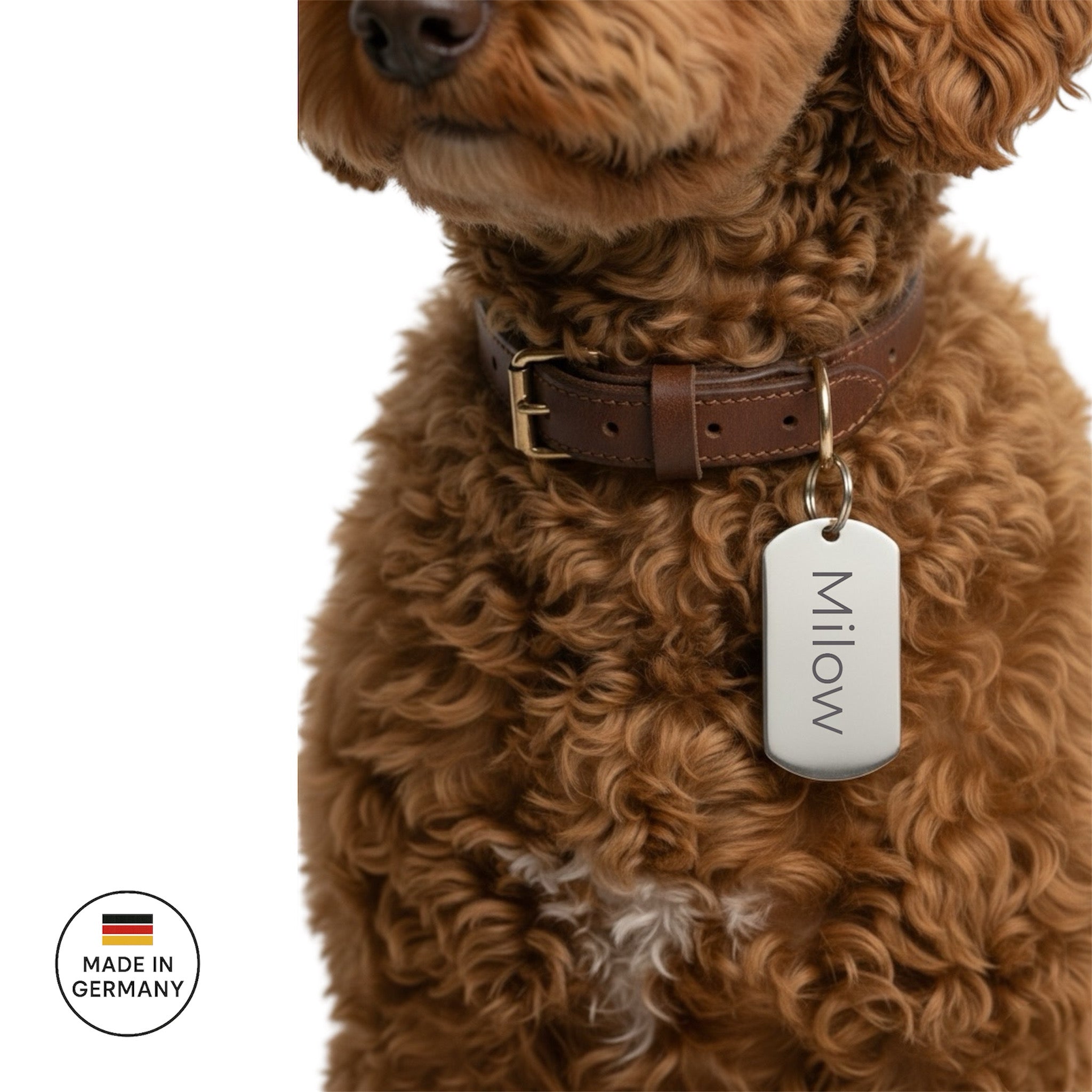 US-Army Erkennungsmarke aus Edelstahl mit Gravur – erhältlich in Gold und Silber, robust und rostfrei