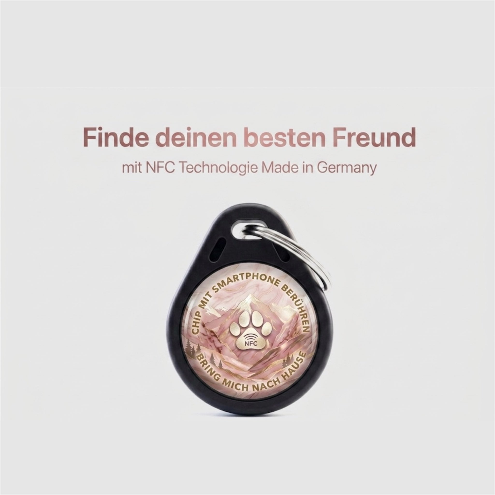 NFC-Hundemarke Pro 2 Herzenspfote Edition