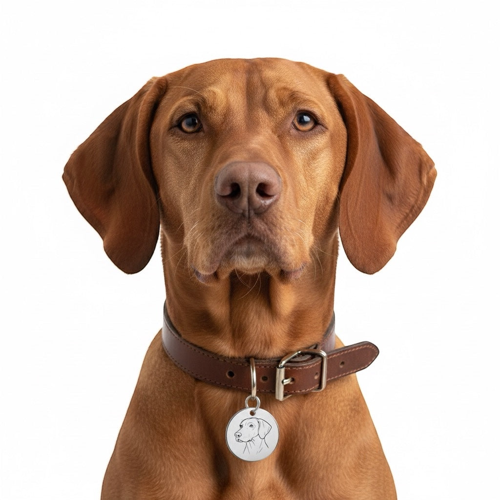 Edelstahl-Hundemarke – Wähle als Motiv die Hunderasse deines Hundes (15+ Motive)