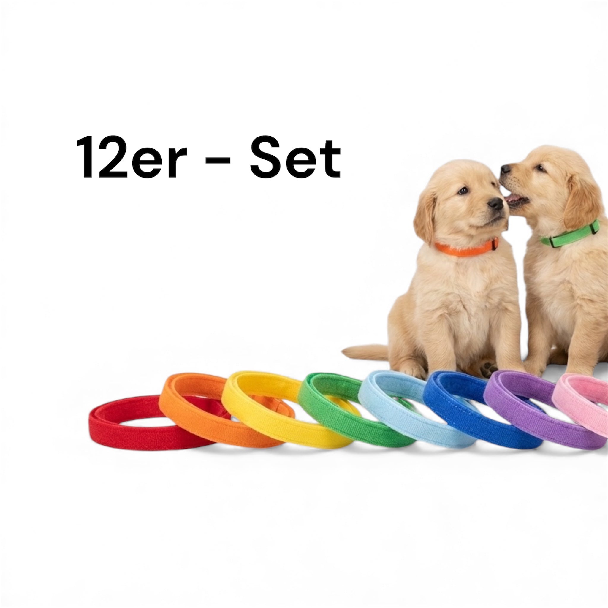 puppy collars 12 pieces