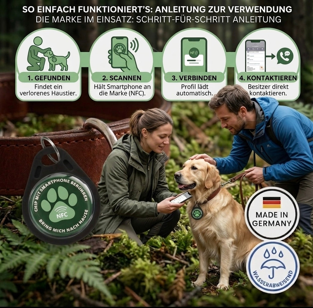 NFC-Hundemarke Smart