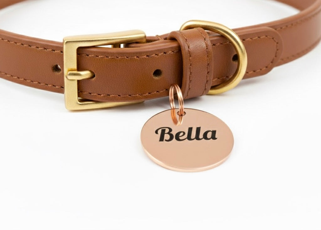 Personalisierte Hundemarke Haustier Tag Gravur Schlüsselanhänger Edelstahl SALE