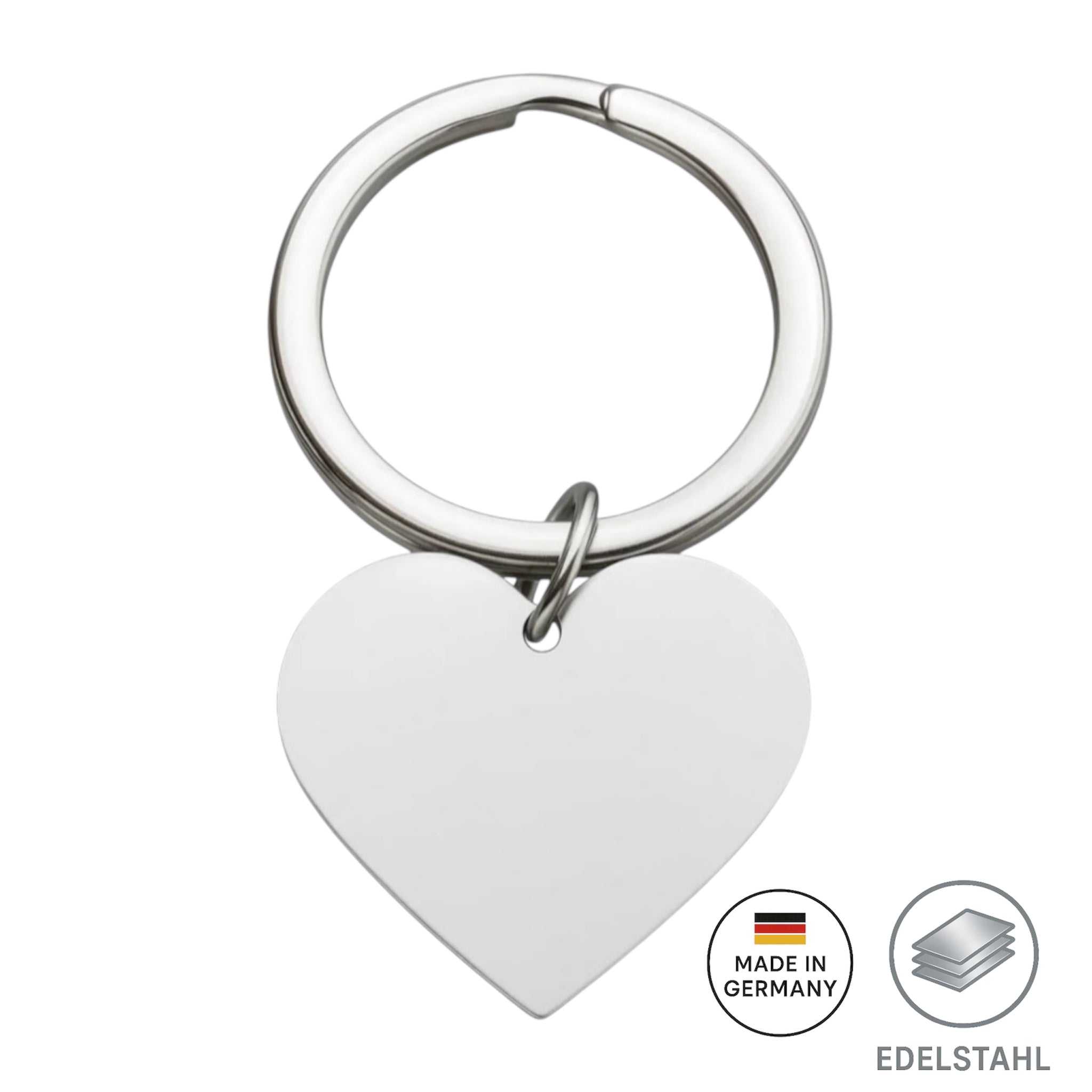 Edelstahl Marke Herz