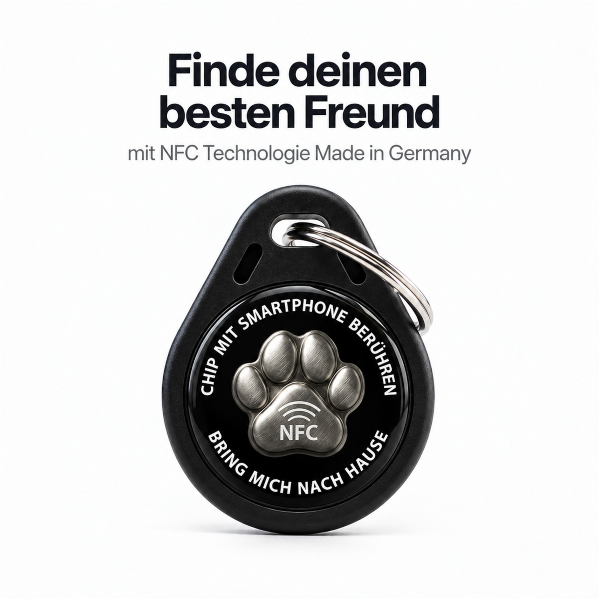 NFC Hundemarke Pro 2 Gen für Hunde – smarte personalisierte Hundemarke mit NFC-Chip und digitalem Hundeprofil