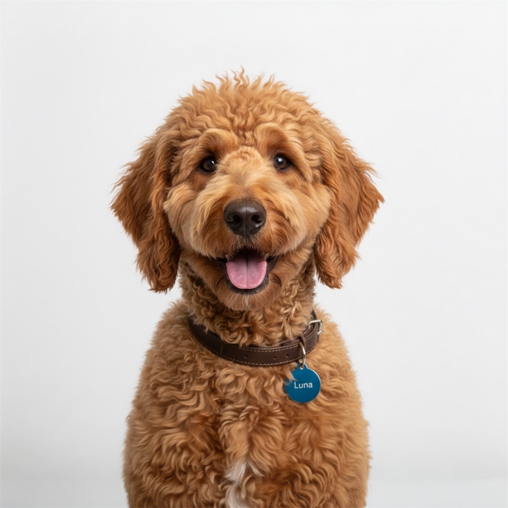 Hundemarke für Große Hunde XL Aluminium Hundemarke inklusive Gravur Kreisförmig