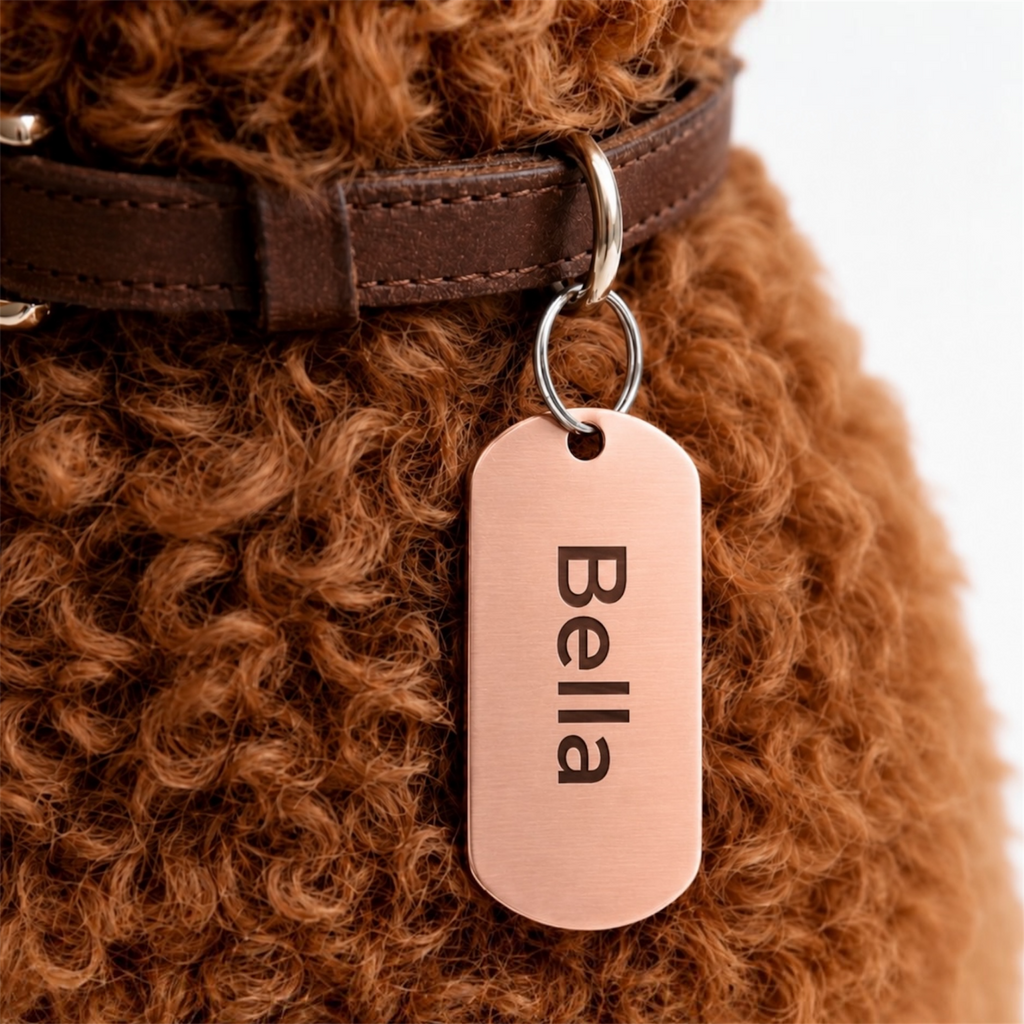 Edelstahl US Army Erkennungsmarke Hundemarke personalisiert Silber, Gold & Rosé Gold Rostfrei