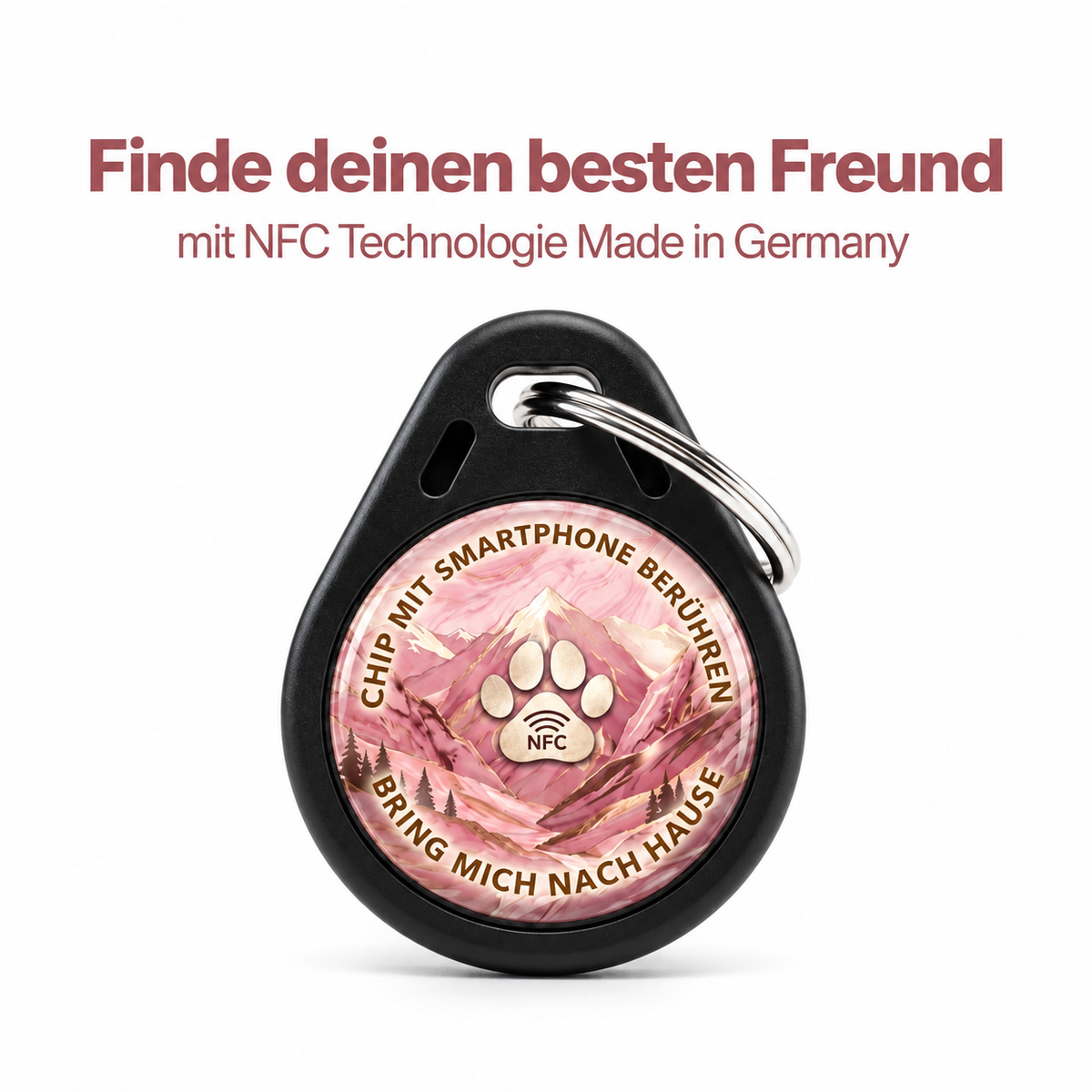 NFC Hundemarke Pro 2 Gen für Hunde – smarte personalisierte Hundemarke mit NFC-Chip und digitalem Hundeprofil