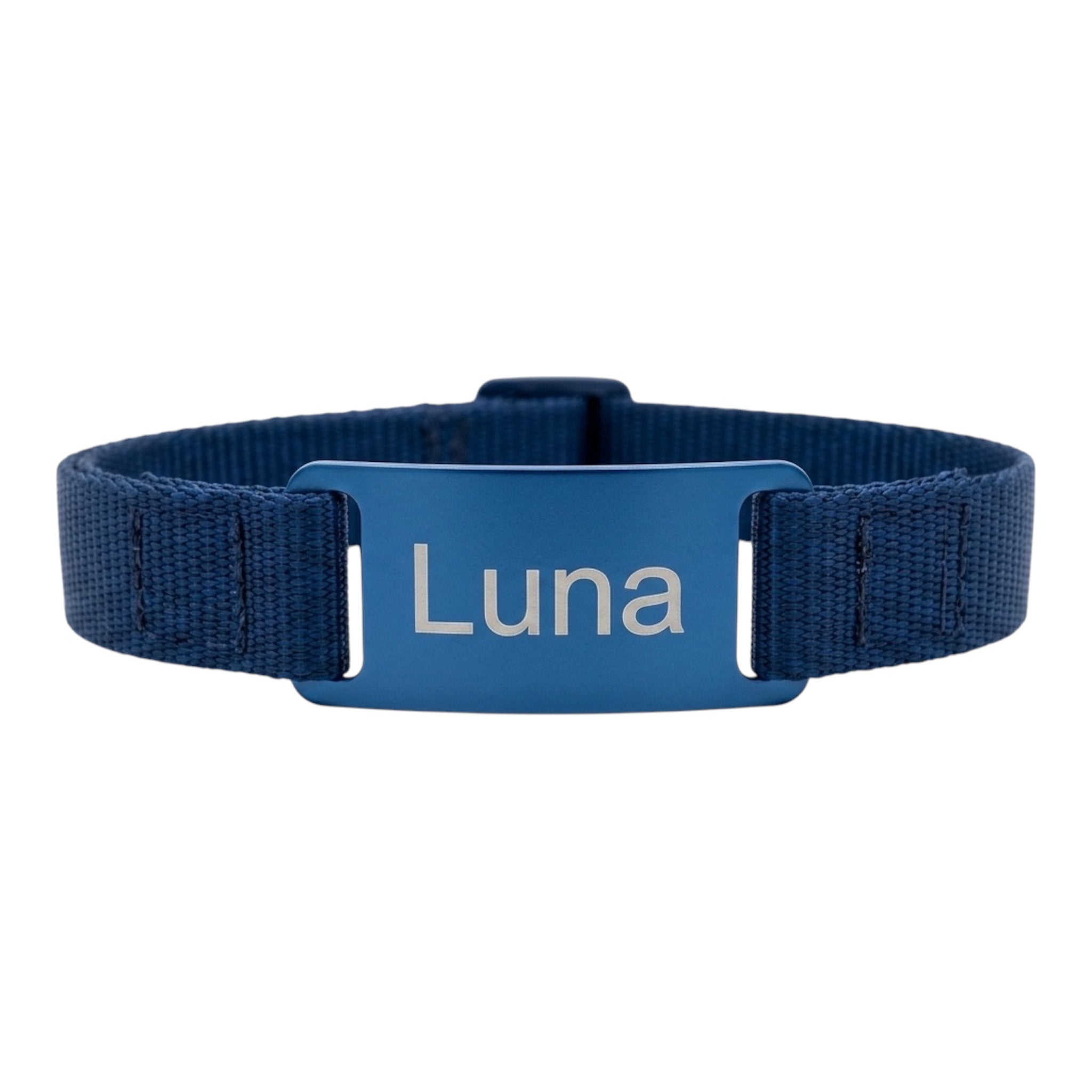 Halsband Marke Aluminium in 10 Farben -