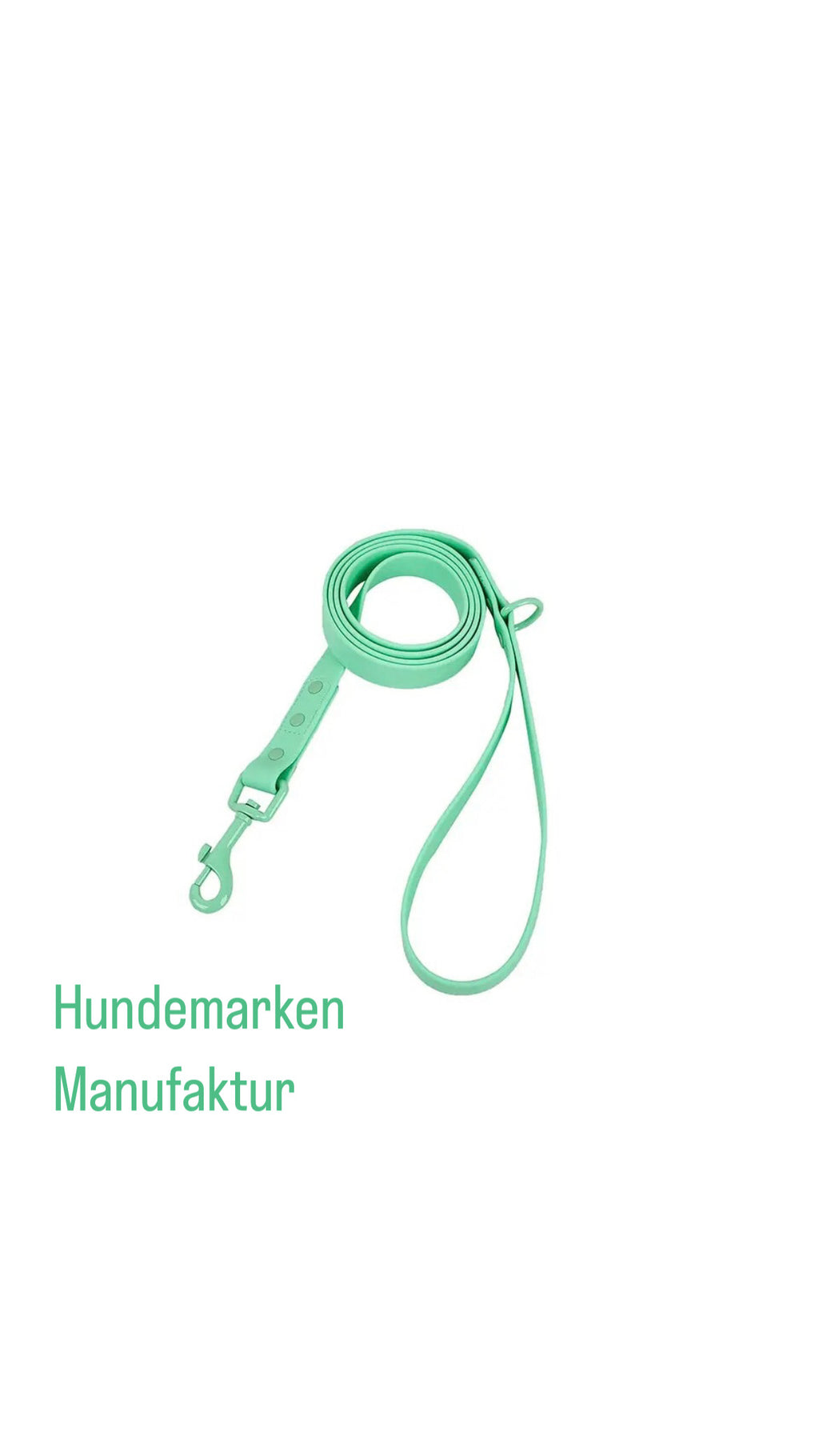 Pastell Halsbänder und Leinen mit Wunschgravur