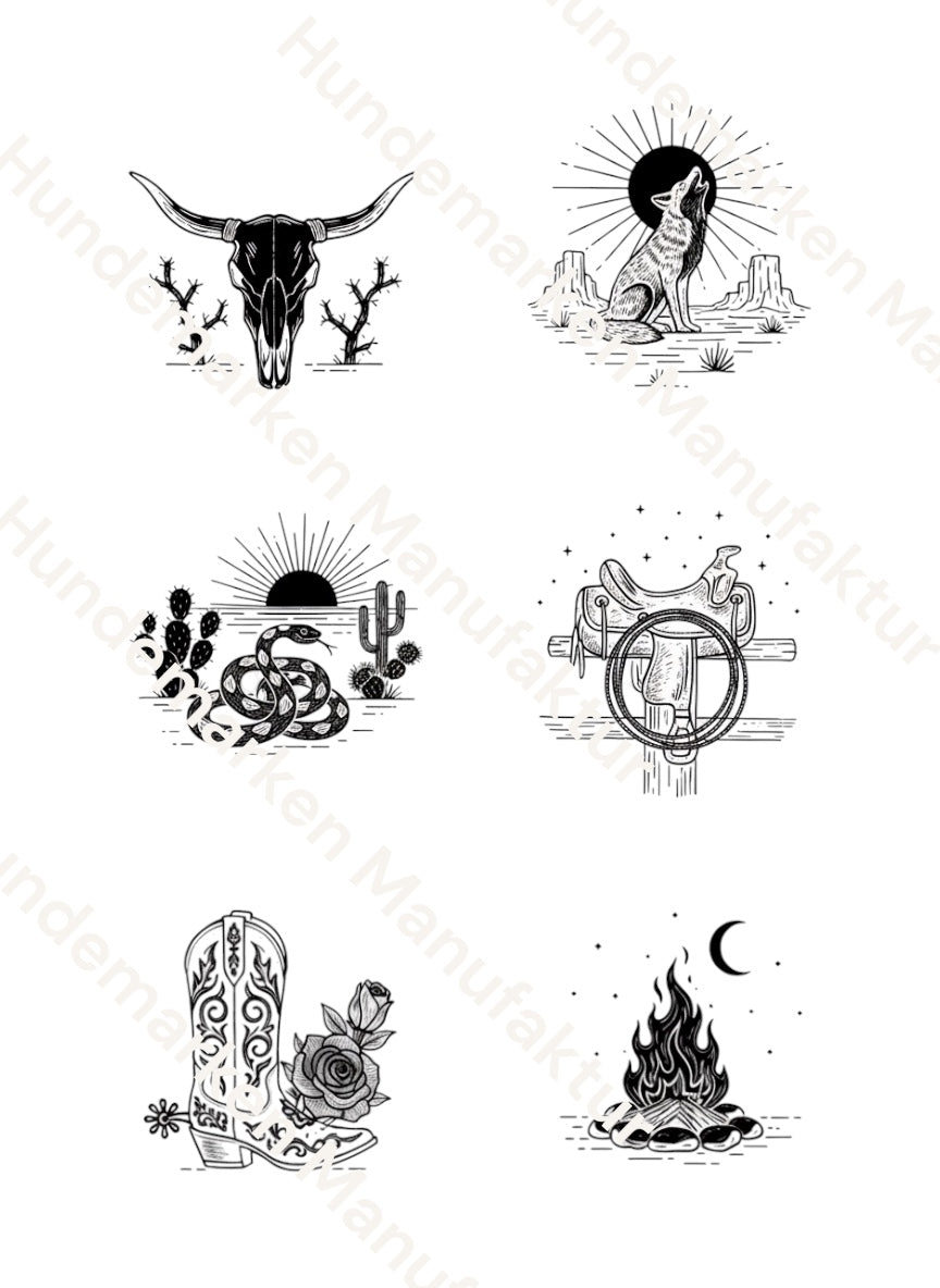 Aluminium Schlüsselanhänger Western Pleasure Spruch / Pferdename